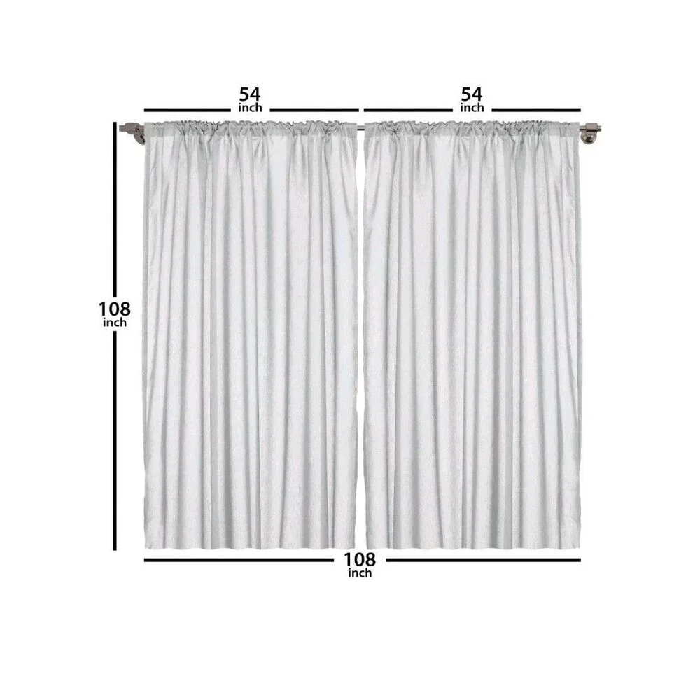 Ambesonne Man Cave Curtains Biker Motorcycle Highway Print Window Panels